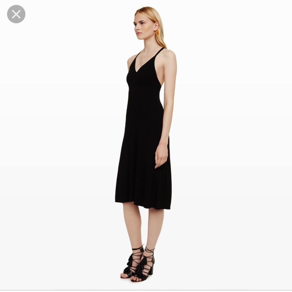 Club Monaco black sweater knit dress